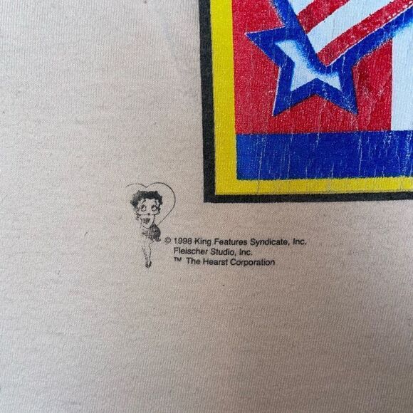 1998 “All American Betty” Betty Boop T-Shirt | 2XL - Picture 3 of 6